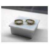 10K Gold Diamond Earrings