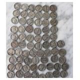 Mercury Dimes 68 Coin Lot