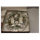 Bethlehem Nativity wall plaque Mother Pearl