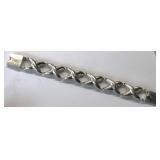 Vintage 925 Marked Sterling Silver Bracelet