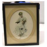 Color print titled "The Love Gage,"Harrison Fisher