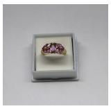 Vintage 14K Gold Pink Sapphire Ring