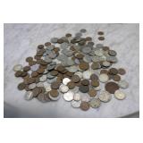 Foriegn Coins Silver Copper other Metals Lot