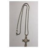 Sterling Silver Crucifix Chain Necklace