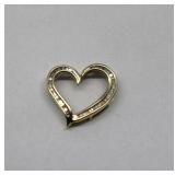 10K Gold Sapphire Pendant