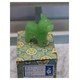 Vintage Jade Foo Dog w Original Box