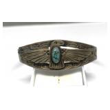 Vintage Southwest Silver Turquoise Bracelet