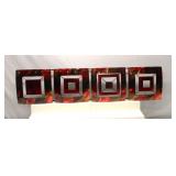 Metal Wall Art 32.5" x 8"D