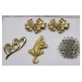 Vintage Lady Ellen Hair Clips & Other Broaches Lot