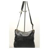 Black faux-leather Guess Handbag ( Used )