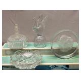 Hummel Powder Glass Swan Hoys Crystal Lot