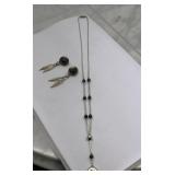Sterling Silver Necklace & Earrings