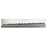 Sterling Silver 925 Pollished Stone Bracelet