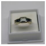 14K Gold Topaz Ring