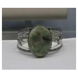 Metal Camel Seraphinite Bangle