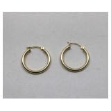 14K Gold Hoop Earrings