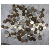 Foreign Coins Silver Copper & other Metal Lot
