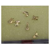 10K Gold Charms Lot