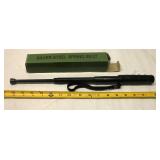 New Steel Spring Baton & Flash Light Tip