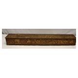 Hand Crafted Wood Box 31" Long