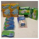 Swiffers Scrubbers & Q Tips Lot