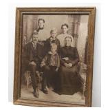 Antique Family Picture 12.5" X 16"