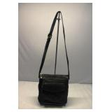 Vintage FOSSIL 75082 Black Leather Hand Bag Used