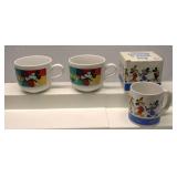 Vintage Disney Mugs set 3