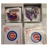 Chicago Cubbs Baseball Ornaments