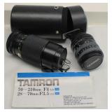 Vintage Tamron camera lens kit