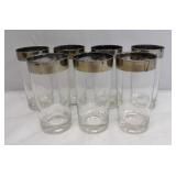 Dorothy Thorpe Barware Glasses Mid Century