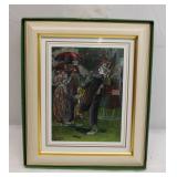 Chuck Oberstein Foil Clown Art