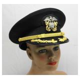 U.S. Navy officer visor cap