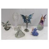 Fairy Figurine Candle Holders Lot