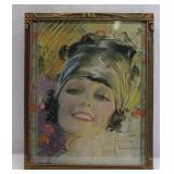 1920s Art Deco print Signed Rolf Armstrong