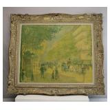 Vintage Print Ornate Frame 30x26
