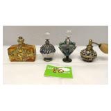 Vintage Perfume Bottles Lot of 4