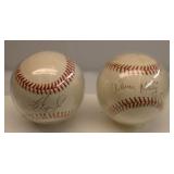 Ken Griffey Jr. & Ramon Martinez Signed Baseball