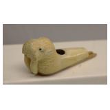 Vintage Ivory Walrus Pipe