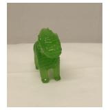 Vintage Jade Carved Foo Dog