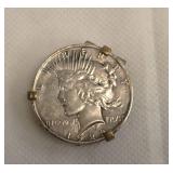 1923 U S Peace Silver Dollar Swank Money Clip