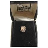 Vintage Raw Silver Tie Pin Idaho Silver