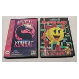 Sega Genesis Ms Pack Man Mortal Combat Games