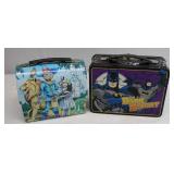 Batman & Wizzard of Oz Metal Lunch Boxes