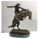 The Broncho Buster Bronze Statue