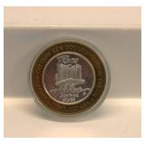 Vintage L.E Ten-dollar gaming token .999 Silver