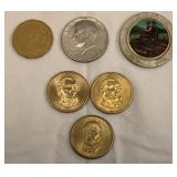 Presidential $1 Coin Silver Legacy Casino Kennedy