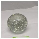 Vintage Art Glass Paperweight 4" R