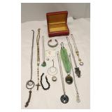 Vintage Estate Jewelry w Box Lot