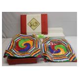 Vintage Silk Pillow Covers set 2